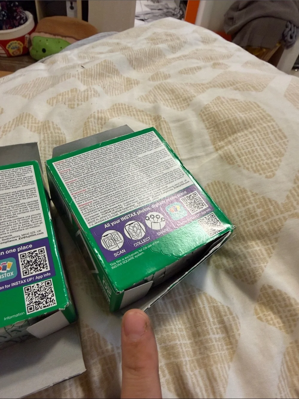 Fujifilm Instax Square Instant Film - White & Green Packaging (2 Packs)